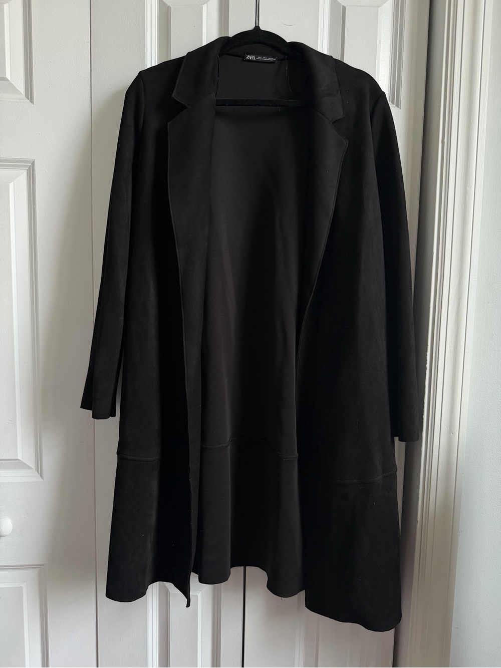Zara Faux Suede Long Jacket